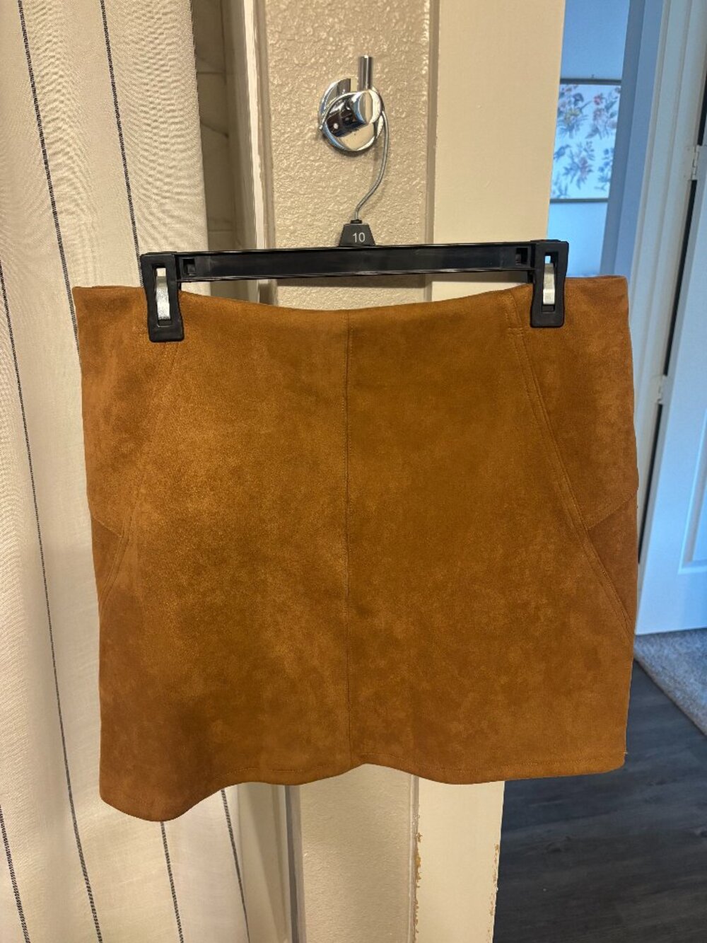 Brown Suede Skirt